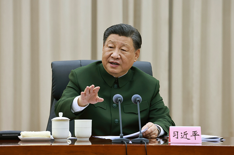 11月29日，中共中央總書記、國家主席、中央軍委主席習(xí)近平到武警海警總隊東海海區(qū)指揮部視察。這是習(xí)近平發(fā)表重要講話。